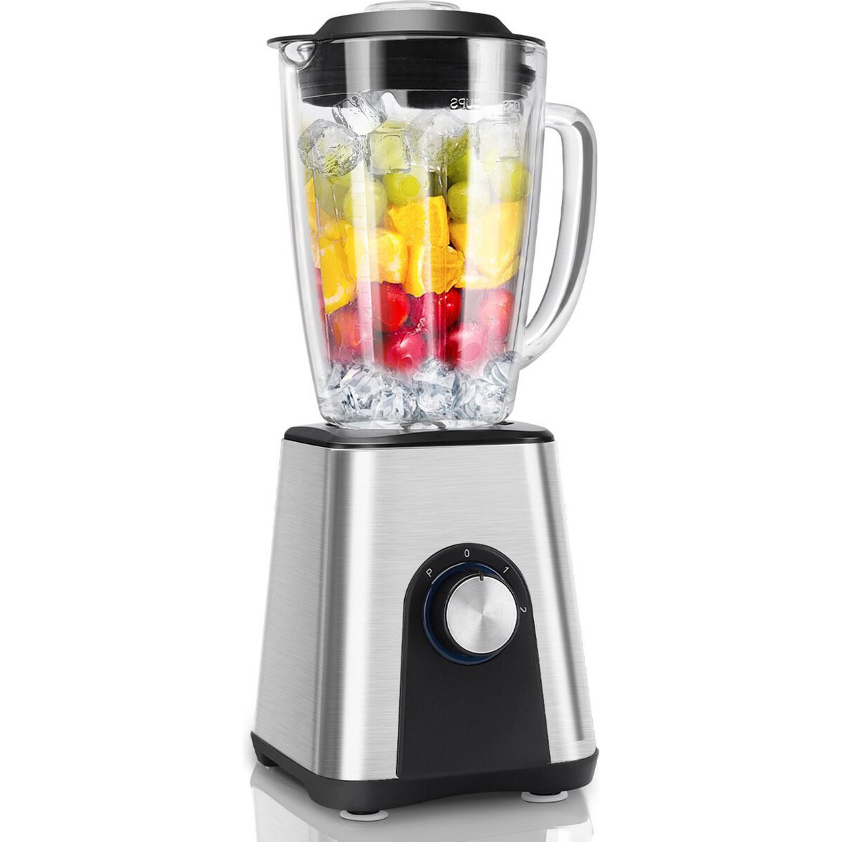 Smoothie-Maker - Aigi Archy - 1.8 Liter - 1200 Watt - Schwarz/Silber - RVS