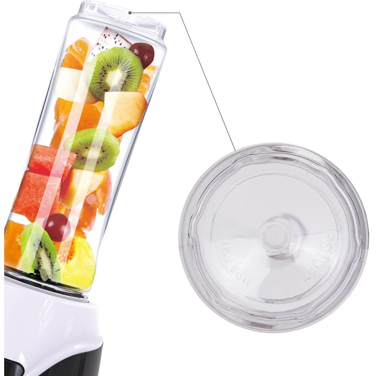 Smoothie-Maker - Aigi Birno - 0.6 Liter - 600 Watt - Schwarz