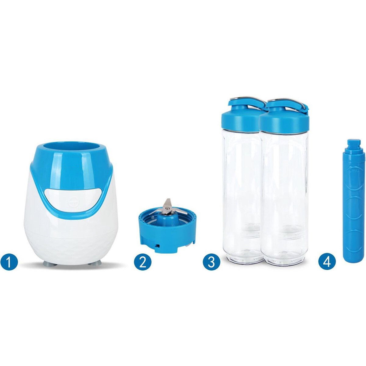 Smoothie-Maker - Aigi Birno - 0.6 Liter - 600 Watt - Blau