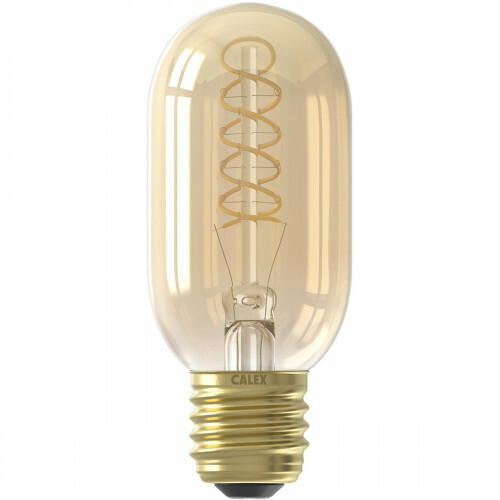 CALEX - LED Lampe 10er Pack - LED Röhrenlampe - Filament - E27 Sockel - Dimmbar - 4W - Warmweiß 2100K - Bernstein