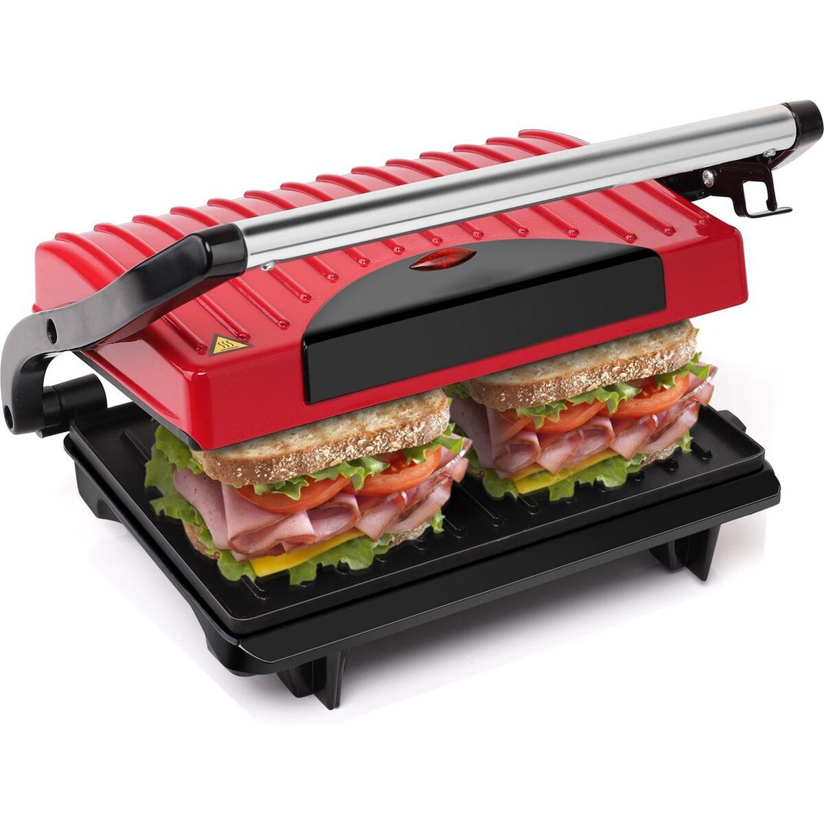 Kontaktgrill - Aigi Wirmo - Cool Touch - RVS - Rot