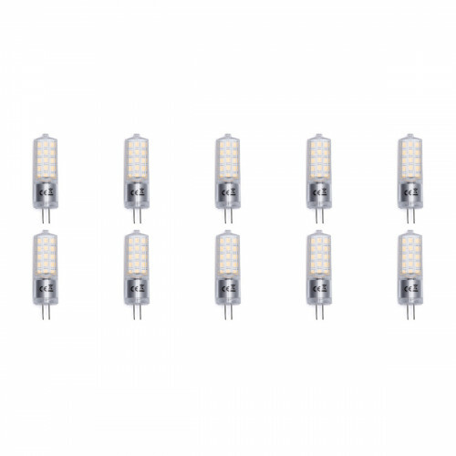 LED Lampe 10er Pack - Aigi - G4 Sockel - 3.6W - Tageslicht 6500K | Ersetzt  35W