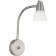 LED Wandspot - Wandverlichting - Trion Hilda - G9 Fitting - 1-lichts - Rond - Mat Nikkel - Aluminium