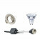 PHILIPS - LED Spot Set - SceneSwitch 827 36D - GU10 Fitting - Dimbaar - Inbouw Rond - Mat Nikkel - 1.5W-5W - Warm Wit 2200K-2700K - Kantelbaar Ø83mm