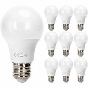 LED Lamp 10 Pack - E27 Fitting - 8W - Helder/Koud Wit 6400K
