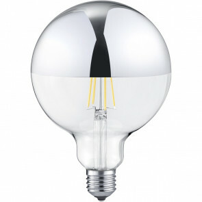 LED Lamp - Filament XL - E27 Fitting - 7W - Warm Wit 2700K - Glans Chroom - Glas