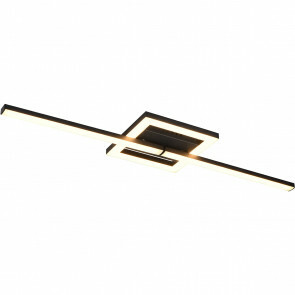 LED Plafondlamp - Plafondverlichting - Trion Venda - 25W - Warm Wit 3000K - Dimbaar - Rond - Mat Titaan - Aluminium