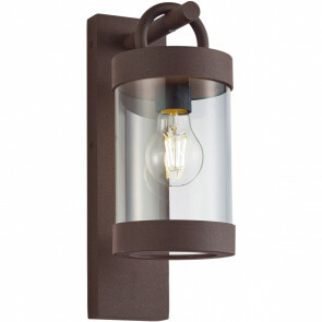 LED Tuinverlichting - Tuinlamp - Semby - Wand - Lichtsensor - E27 Fitting - Roestkleur - Aluminium