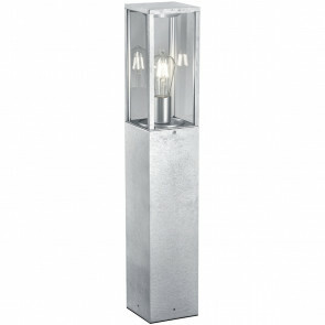 LED Tuinverlichting - Vloerlamp - Trion Garinola - Staand - E27 Fitting - Mat Grijs - Aluminium