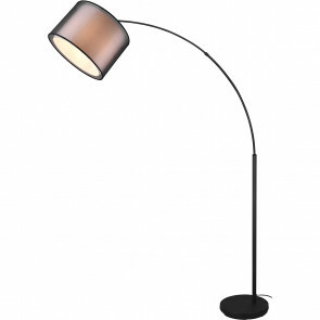 LED Vloerlamp - Trion Kibo - E27 Fitting - 1-lichts - Rond - Antiek Zilver - Aluminium