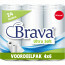 Brava - Super Keukenpapier - 24 Rollen - Ultra Absorberend Keukenpapier - Ultra Clean Keukenrol - Voordeelverpakking