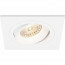 LED Spot Set - Pragmi Borny Pro - GU10 Fitting - Inbouw Vierkant - Mat Wit - 4W - Warm Wit 3000K - Kantelbaar - 92mm 4