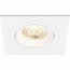 LED Spot Set - Pragmi Borny Pro - GU10 Fitting - Inbouw Vierkant - Mat Wit - 4W - Warm Wit 3000K - Kantelbaar - 92mm 5