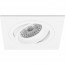 LED Spot Set - Pragmi Borny Pro - GU10 Fitting - Inbouw Vierkant - Mat Wit - 4W - Warm Wit 3000K - Kantelbaar - 92mm 2