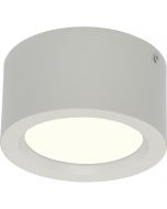 LED Downlight - Opbouw Rond Hoog 10W - Natuurlijk Wit 4200K - Mat Wit Aluminium - Ø140mm