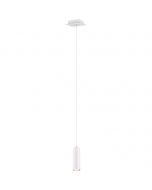 LED Hanglamp - Trion Mary - GU10 Fitting - 1-lichts - Rond - Mat Wit - Aluminium