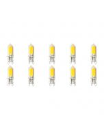 LED Lamp 10 Pack - Aigi - G9 Fitting - 2W - Helder/Koud Wit 6500K