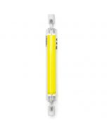 LED Lamp - Aigi Qolin - R7S Fitting - 8W - Helder/Koud Wit 6500K - Geel - Glas