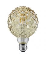 LED Lamp - Filament - Trion Globin - E27 Fitting - 4W - Warm Wit 3000K - Rookkleur - Glas