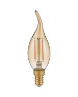 LED Lamp - Kaarslamp - Filament - E14 Fitting - 6W Dimbaar - Warm Wit 2700K