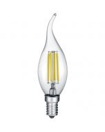 LED Lamp - Kaarslamp - Filament - E14 Fitting - 6W Dimbaar - Warm Wit 2700K