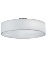 LED Plafondlamp - Plafondverlichting - Trion Colmino - E27 Fitting - 1-lichts - Vierkant - Mat Wit - Aluminium