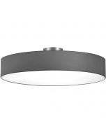 LED Plafondlamp - Plafondverlichting - Trion Colmino - E27 Fitting - 1-lichts - Vierkant - Mat Wit - Aluminium