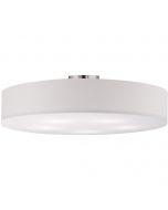 LED Plafondlamp - Plafondverlichting - Trion Colmino - E27 Fitting - 1-lichts - Vierkant - Mat Wit - Aluminium