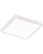 LED Plafondlamp - Trion Camy - Opbouw Vierkant 18W - Spatwaterdicht IP44 - Dimbaar - Warm Wit 3000K - Mat Wit