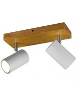 LED Plafondspot - Trion Micko - GU10 Fitting - 1-lichts - Rond - Mat Nikkel - Aluminium