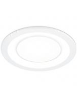 LED Spot - Inbouwspot - Trion Cynomi - 10W - Warm Wit 3000K - Rond - Mat Wit - Kunststof - Ø140mm