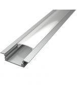 LED Strip Profiel - Delectro Profi - Aluminium - 1 Meter - 25x7mm - Inbouw