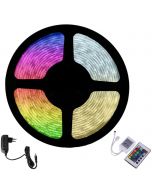 LED Strip Set RGB - 5 Meter - 12V - Waterdicht IP65 - Afstandsbediening