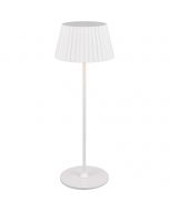 LED Tafellamp - Trion Palina - 1.5W - Warm Wit 3000K - RGBW - Dimbaar - Ovaal - Mat Wit - Kunststof