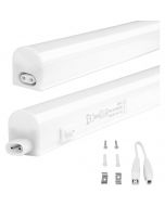 LED TL Armatuur met T5 Buis - Aigi Timola - 30cm Enkel - 4W - Warm Wit 3000K - Mat Wit - Kunststof