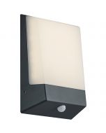 Huisnummer Verlichting - Trion Kasky - Lichtsensor - 9W - Mat Zwart - Aluminium