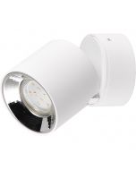 LED Wandlamp - Wandverlichting - Trion Lacarno - E14 Fitting - Rond - Mat Chroom - Aluminium