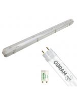 OSRAM - LED TL Armatuur met T8 Buis - SubstiTUBE Value EM 865 - Aigi Hari - 120cm Enkel - 16.2W - Helder/Koud Wit 6500K