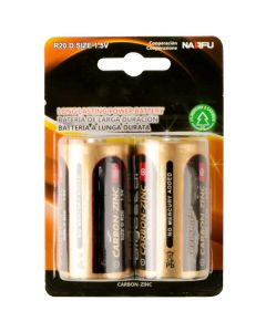 Batterij - Aigi Dolu - R20/D - 1.5V - Lithium Batterijen - 2 Stuks