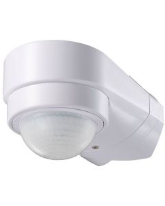 LED bewegingssensor/bewegingsmelder/PIR Sensor Opbouw Wit Kunststof 8m 360 Graden IP20