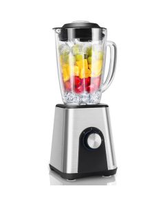 Blender - Aigi Panona - 1.5 Liter - 750 Watt - Zwart/Rood - RVS