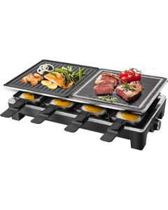 Gourmetstel - Aigi Rely - Steengrill - 1500 Watt - Zwart