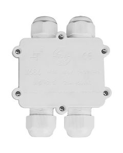 Kabelverbinder - Rechte Connector - Waterdicht IP68 - 3 Aderig - Zwart