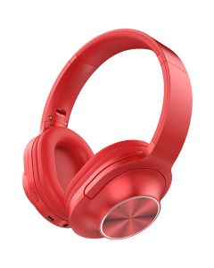 Koptelefoon - Aigi Moski - Draadloos - Bluetooth - On Ear - Rood