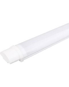 LED Balk - Aigi Tynom - 40W - Waterdicht IP65 - Helder/Koud Wit 6000K - Mat Wit - Kunststof - 120cm