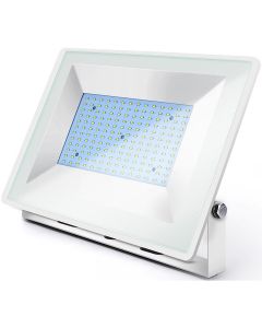 LED Bouwlamp 150 Watt - LED Schijnwerper - Aigi Iglo - Helder/Koud Wit 6400K - Waterdicht IP65 - Mat Zwart - Aluminium