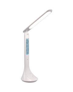 LED Bureaulamp - Trion Taty - 4W - Natuurlijk Wit 4000K - Oplaadbare batterijen - Wit - Kunststof 1