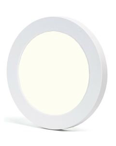 LED Downlight Slim 6 Pack - Inbouw Rond 3W - Natuurlijk Wit 4200K - Mat Wit Aluminium - Ø90mm