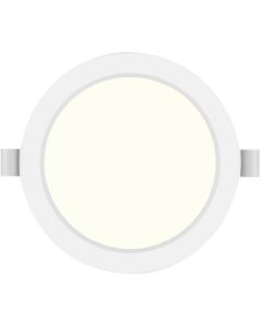 LED Downlight Pro - Aigi Trinko - Inbouw Rond 20W - Natuurlijk Wit 4000K - Mat Wit - Kunststof - Ø222mm