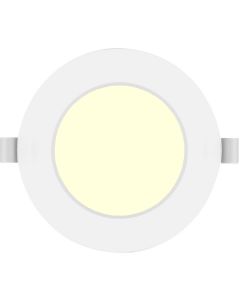 LED Downlight Pro - Aigi Trinko - Inbouw Rond 4W - Warm Wit 3000K - Mat Wit - Kunststof - Ø98mm